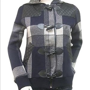 525 America Leather & Plaid Jacket